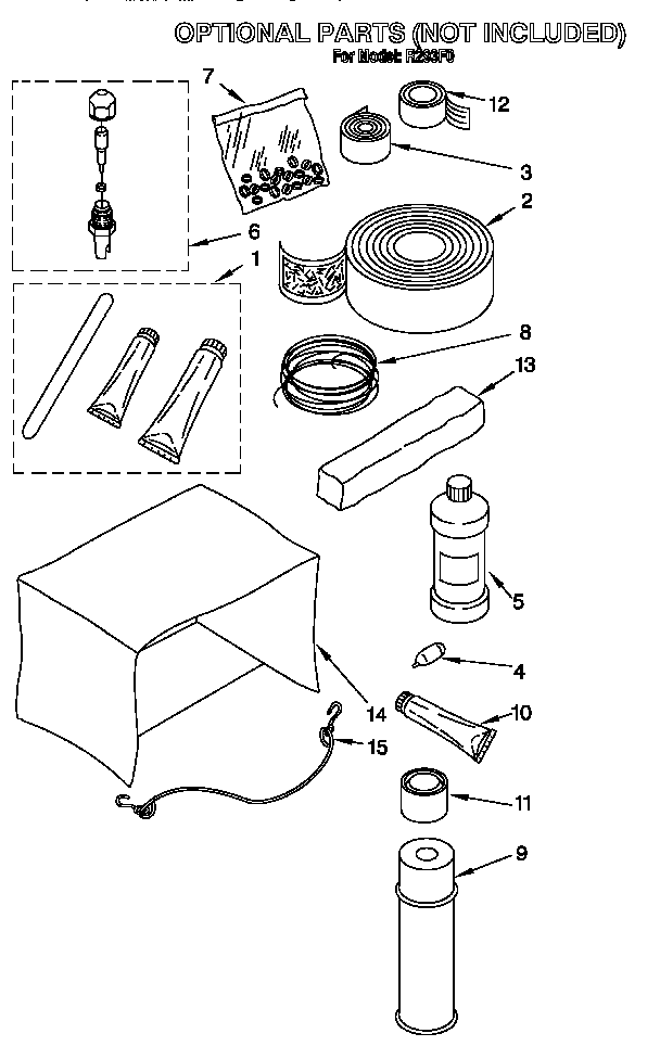 Optional parts (not included)