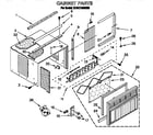 Whirlpool BHAC1000BS0 cabinet diagram
