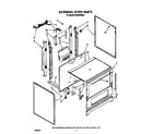 Whirlpool SF330PERN6 external oven diagram