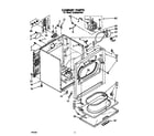 Whirlpool LE9800XPN1 cabinet diagram