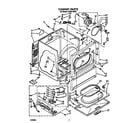 Whirlpool LG7681XSN3 cabinet diagram
