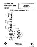 Upper housing/flange