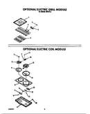 Electric coil module/grill module