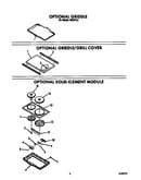 Griddle/cover/element modules