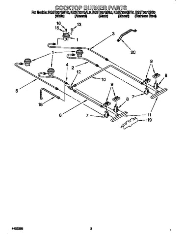 Cooktop burner