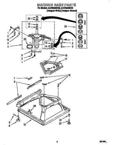 Machine base