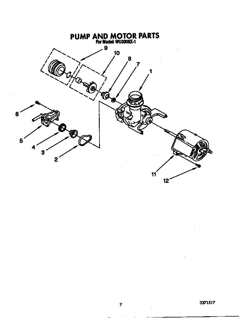 Pump and motor