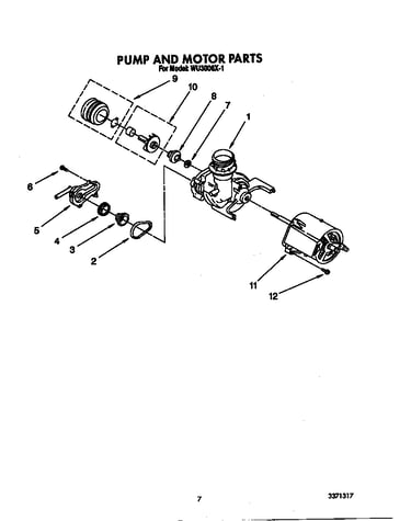 Pump and motor