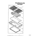 Whirlpool RC8950XRH1 grill module kit 4179094 diagram