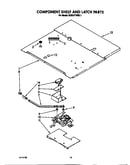 Component shelf and latch