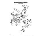 KitchenAid KEMI300WBL1 magnetron and air flow diagram