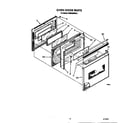 KitchenAid KEMI300WBL1 oven doors diagram