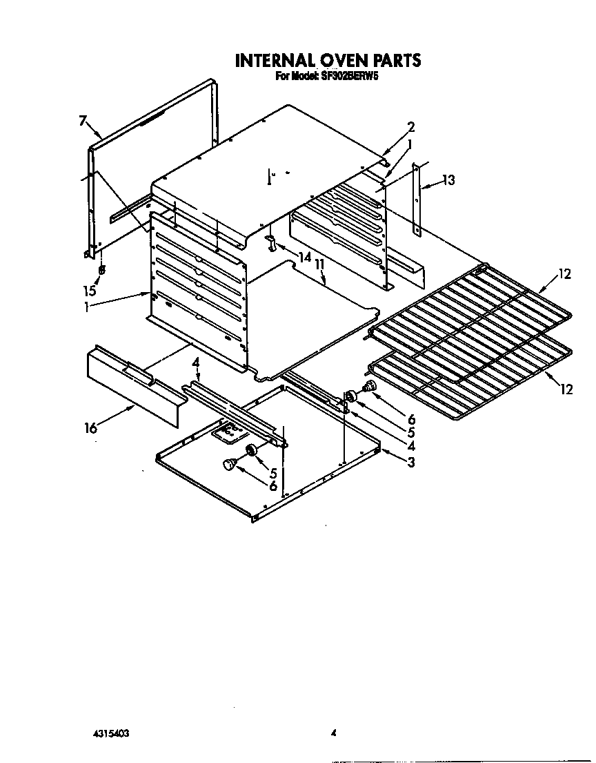 Internal oven