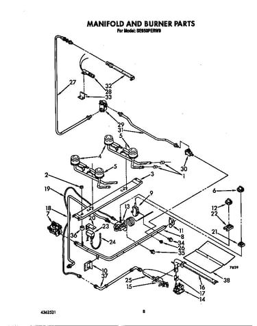 Manifold and burner