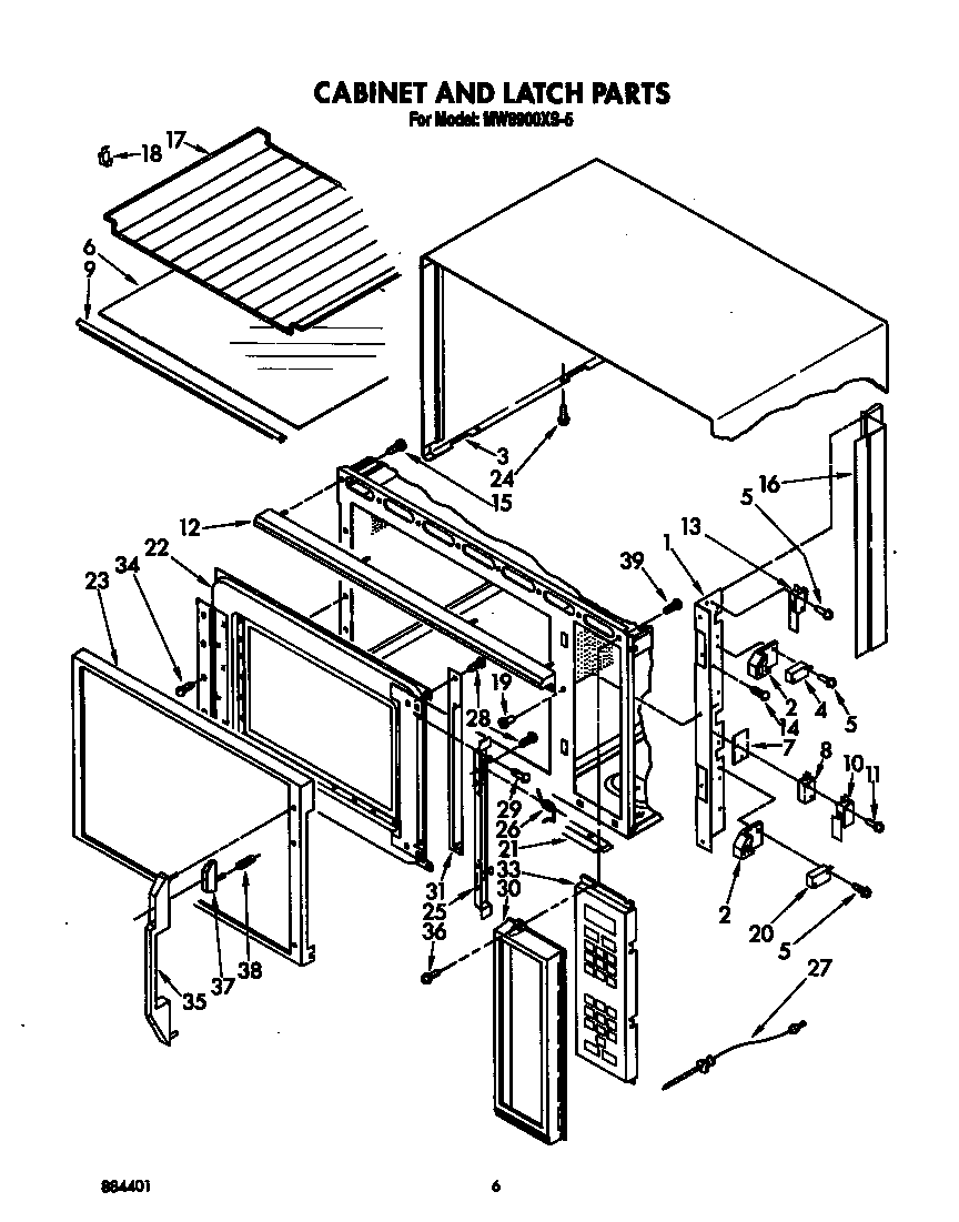 Cabinet and latch