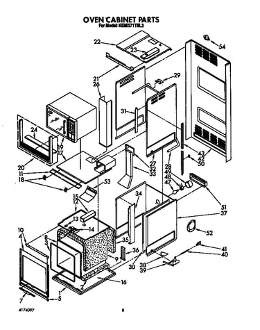 Oven cabinet