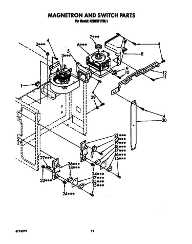Magnetron and switch