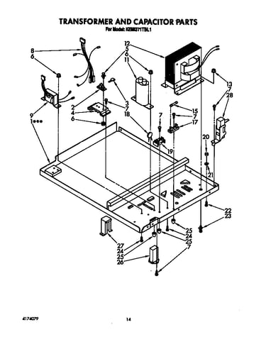 Transformer and capacitor