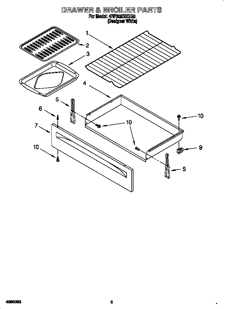 DRAWER AND BROILER