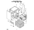 KitchenAid KESC300BBL11 oven chassis diagram