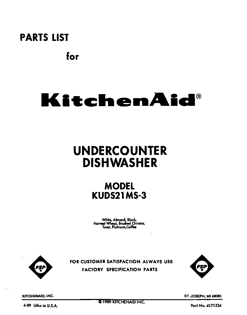 Front cover