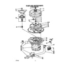 KitchenAid KUDS21MS3 pump and motor diagram