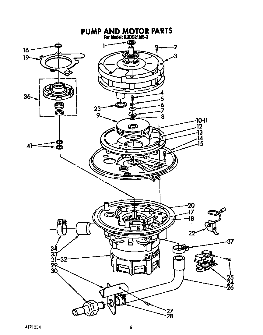 Pump and motor