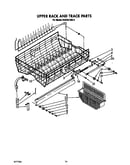 Upper rack and track