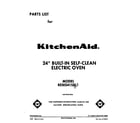 KitchenAid KEBI241SBL1 front cover diagram