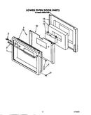 Lower oven door