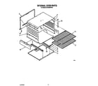 Whirlpool SF3000SRW0 internal oven diagram