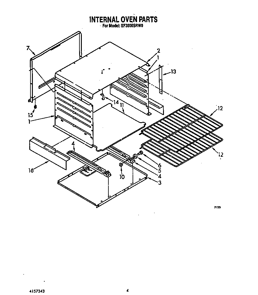 Internal oven