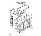 Whirlpool SF5140ERW8 external oven diagram
