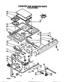 Cooktop and manifold