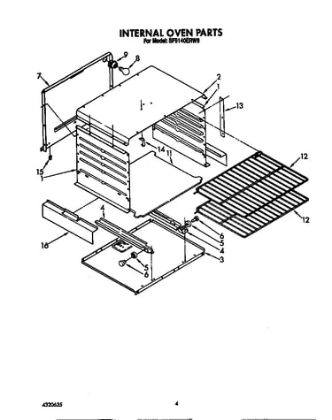 Internal oven