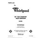 Whirlpool SC8400SKW0 cover diagram