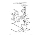 Whirlpool RM288PXS9 magnetron and airflow diagram
