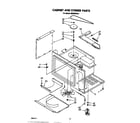 Whirlpool RM288PXS9 cabinet and stirrer diagram