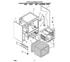 KitchenAid KESC307GAL1 oven chassis diagram