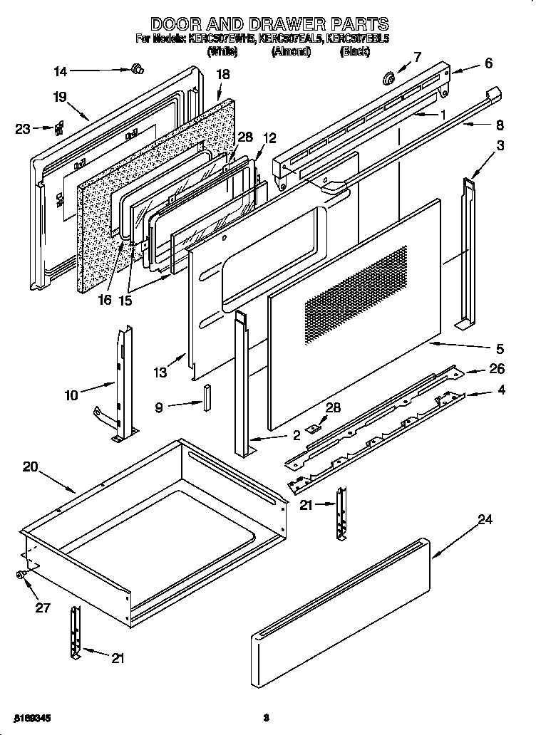 Door and drawer
