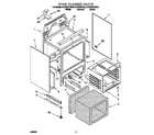 KitchenAid KERC507EWH5 oven chassis diagram