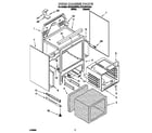 KitchenAid KERC500EWH5 oven chassis diagram