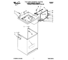 Whirlpool GSQ9340EZ1 top and cabinet diagram