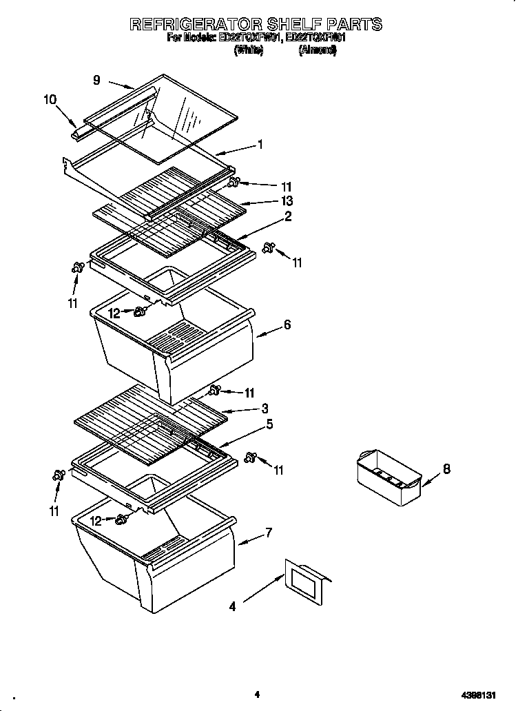 Refrigerator shelf