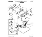 Estate TGDS680EQ3 top and console diagram