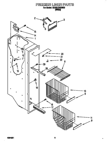 Freezer liner