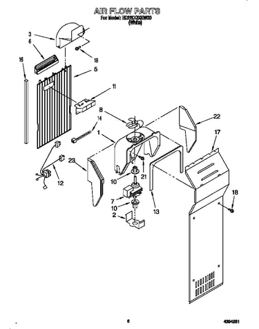 Air flow parts