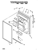 Refrigerator door