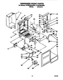 Dispenser front parts
