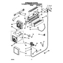 Whirlpool ET25DQRAW00 icemaker diagram